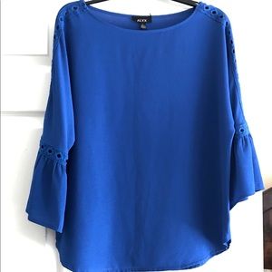 Women’s royal blue blouse